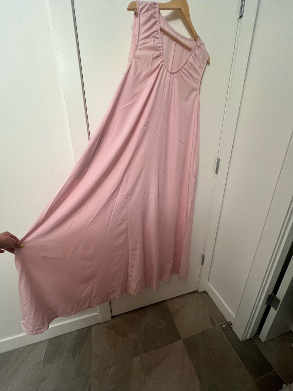 Amazon Ardrem Maxi Dress – Light Pink, Size Small (NWT) - Picture 7 of 11